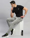 Men Grey Solid Regular Fit Lower