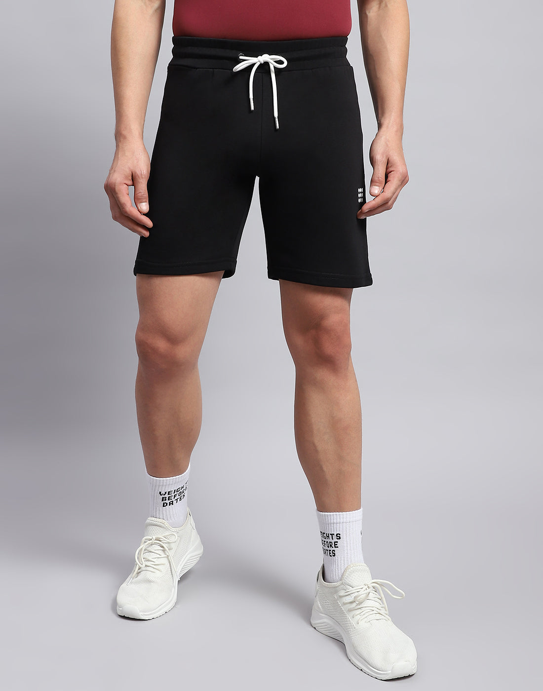 Men Black Solid Smart Fit Short