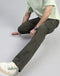 Men Olive Solid Regular Fit Cargo