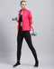 Rock.it Women Pink Solid Collar Full Sleeve Top