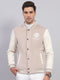 Rock.it Men Beige Printed Mock Neck Full Sleeve Sweatshirt