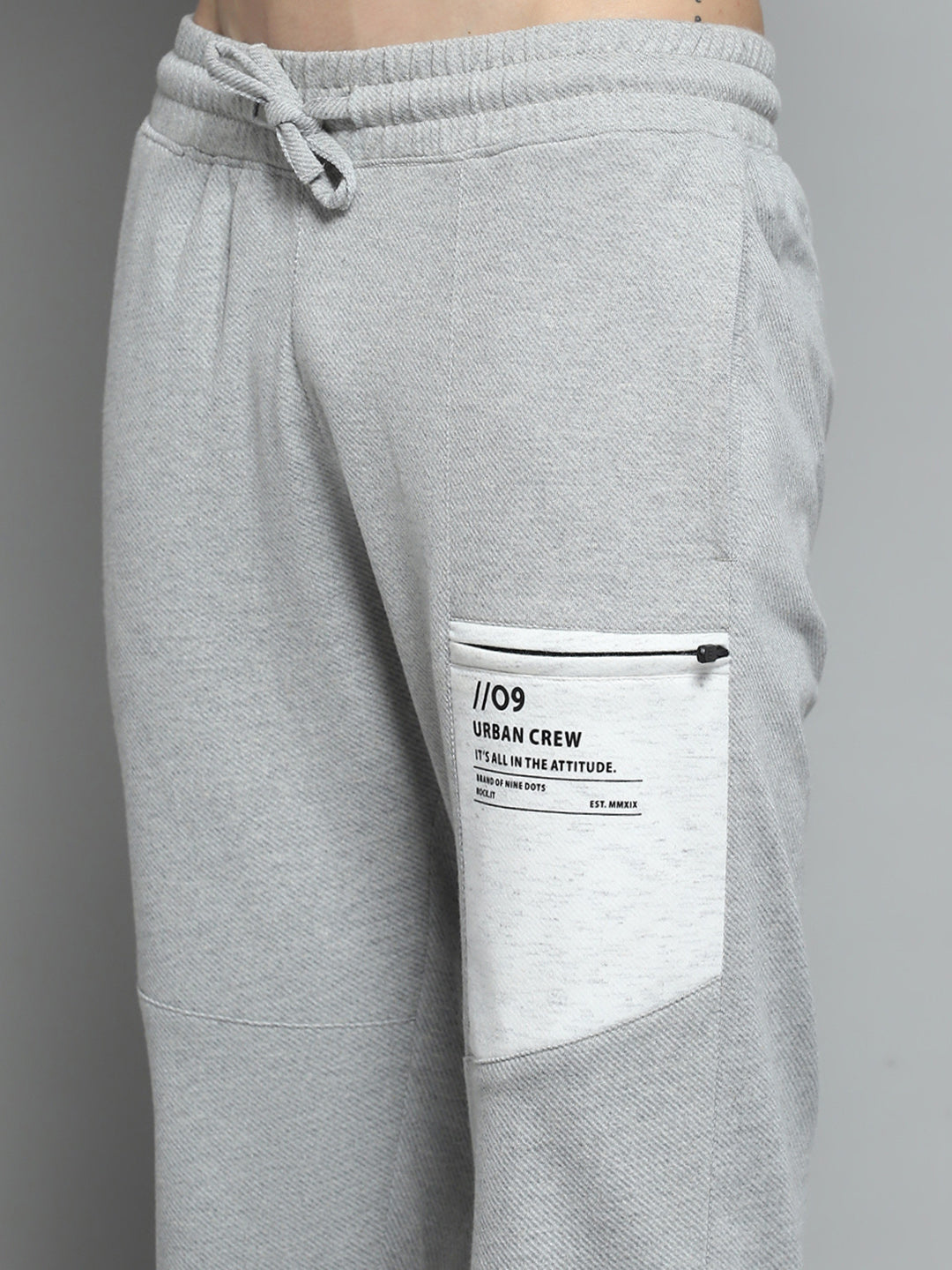 Men Grey Printed Lower