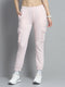 Women Pink Solid Regular Fit Jogger