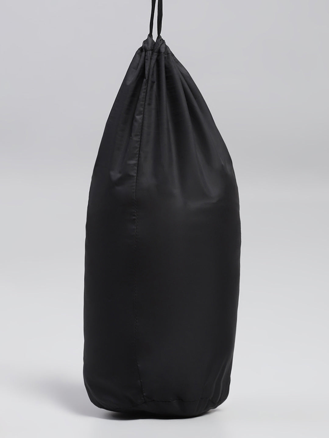 Men Black Solid Detachable Hood Full Sleeve Jacket