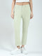 Women Green Solid Slim Fit Denim