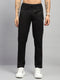 Men Black Solid Regular Fit Lower