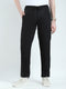 Men Black Solid Regular Fit Winter Lower
