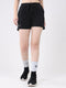 Rock.it Women Black Solid Regular Fit Shorts