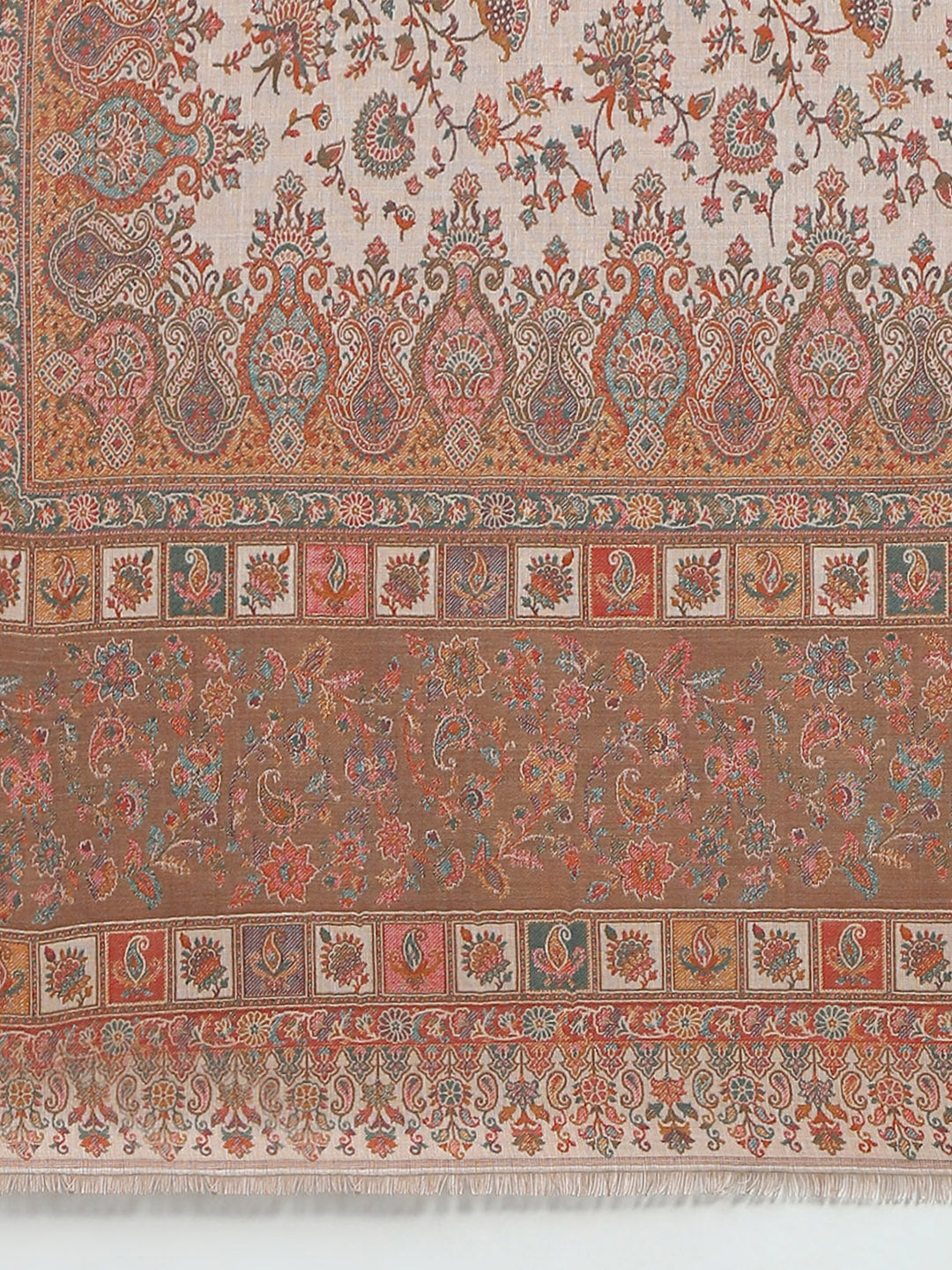 Women Multicolor Self Design Shawl