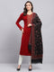 Women Black Self Design Shawl