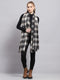 Women Grey Check Stole