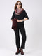 Women Multicolor Self Design Wool Stole