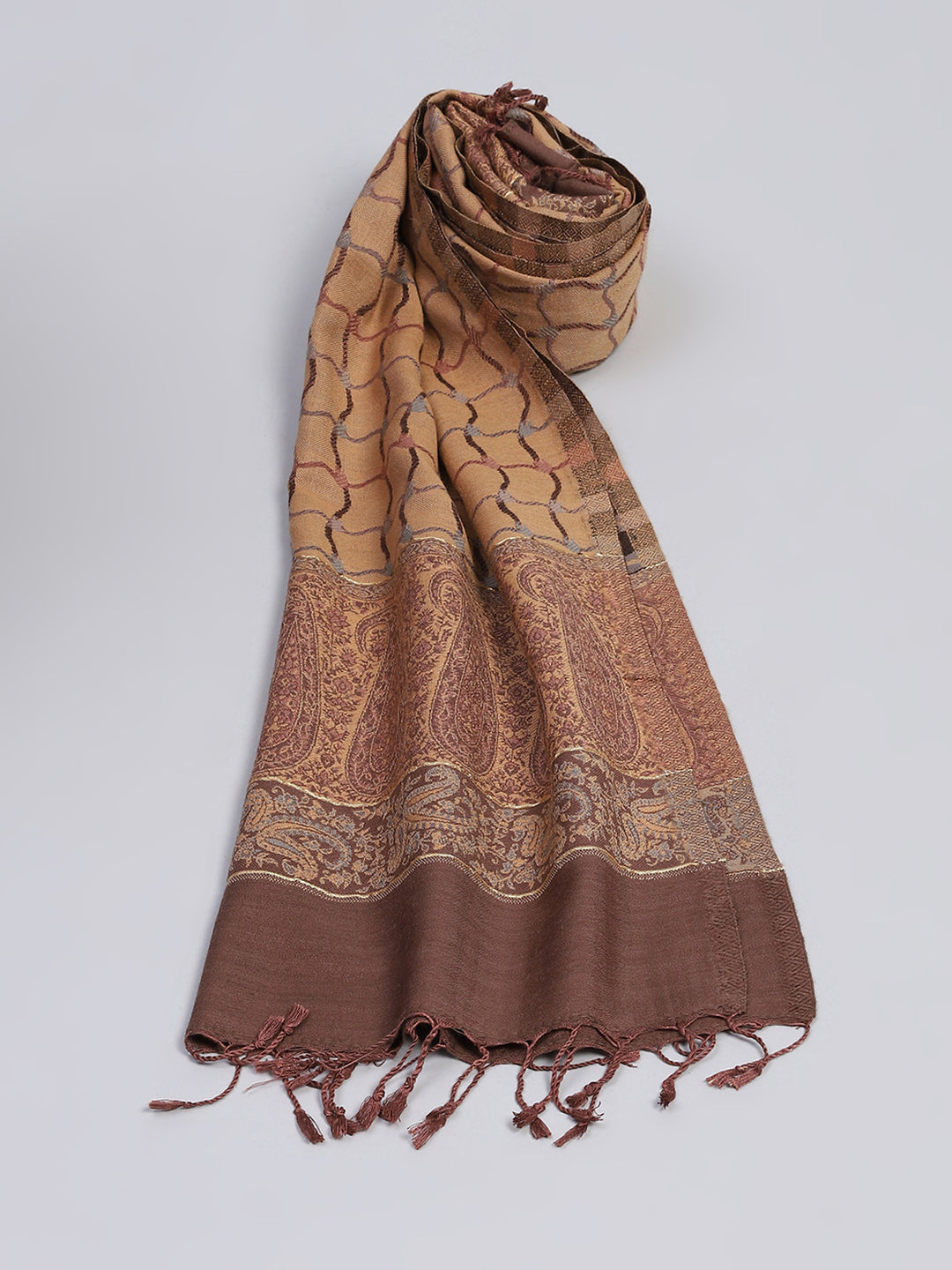 Women Multicolor Self Design Stole