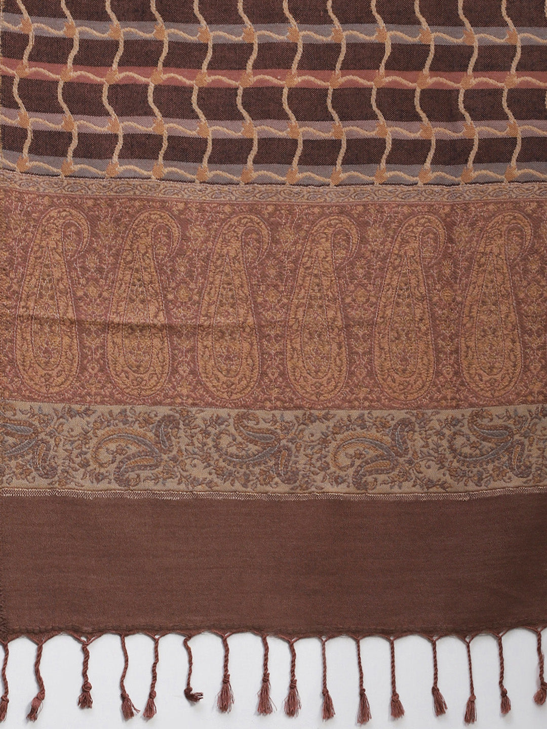 Women Multicolor Self Design Stole