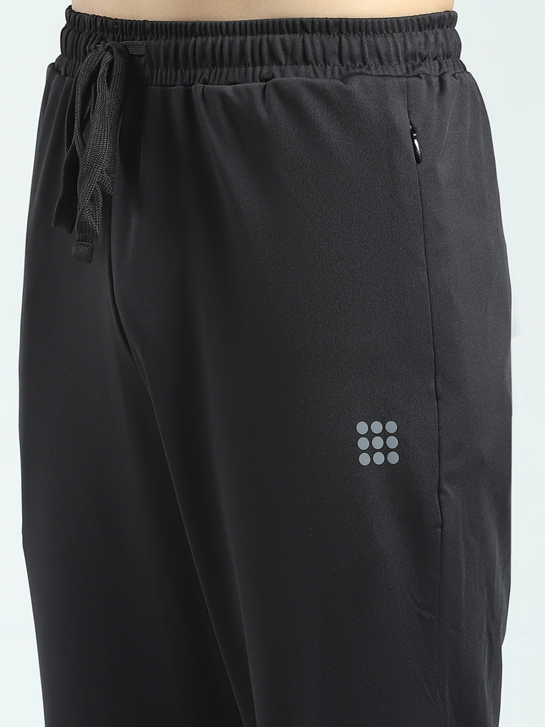 Rock.it Men Black Solid Regular Fit Lower