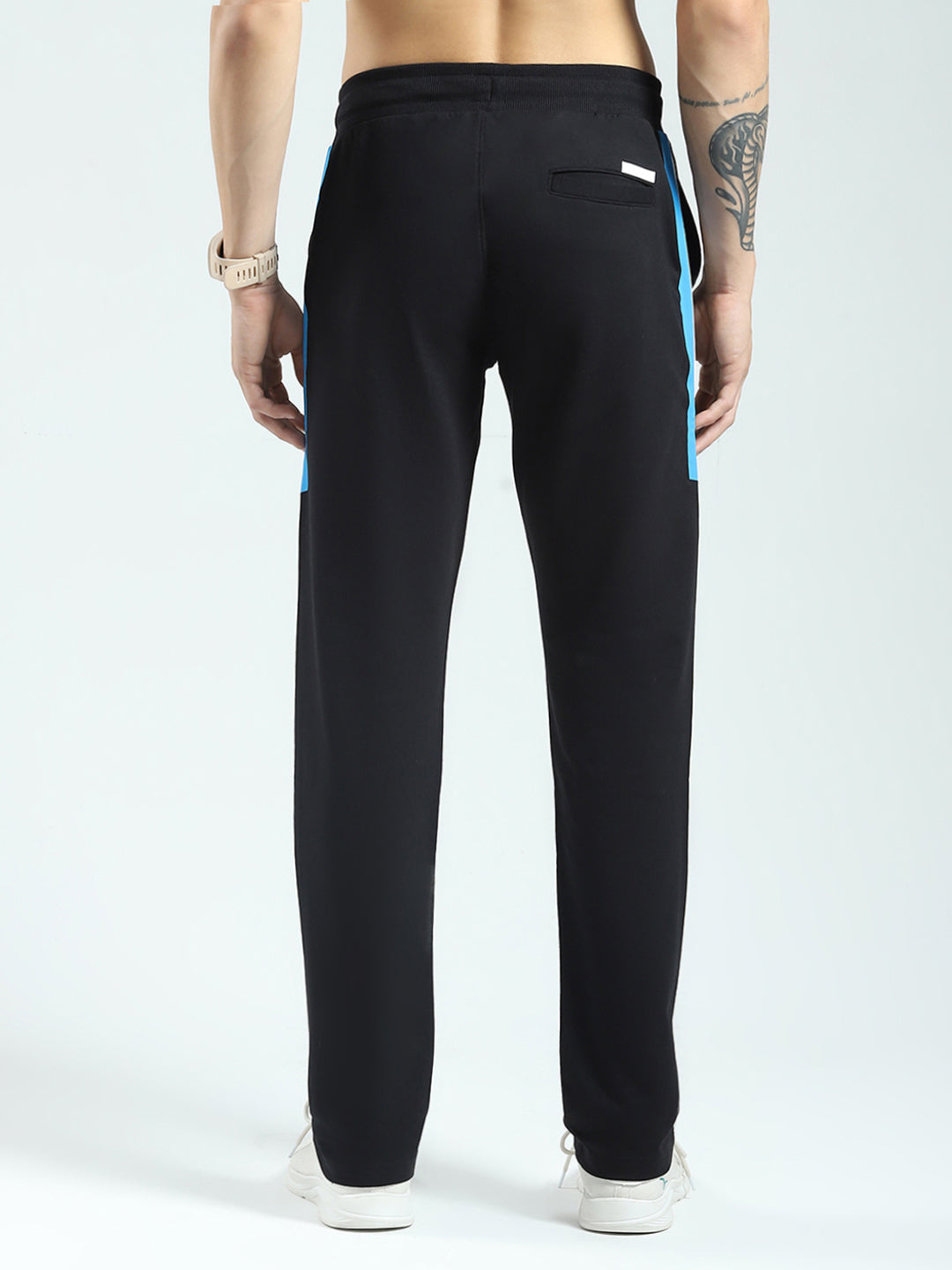 Rock.it Men Black Solid Regular Fit Lower