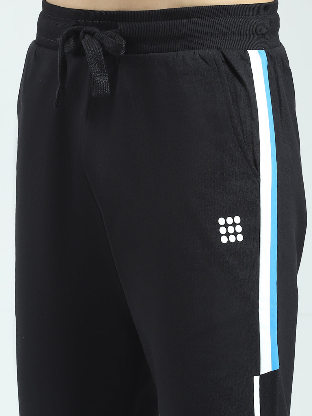 Rock.it Men Black Solid Regular Fit Lower