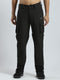 Men Olive Solid Regular Fit Cargo