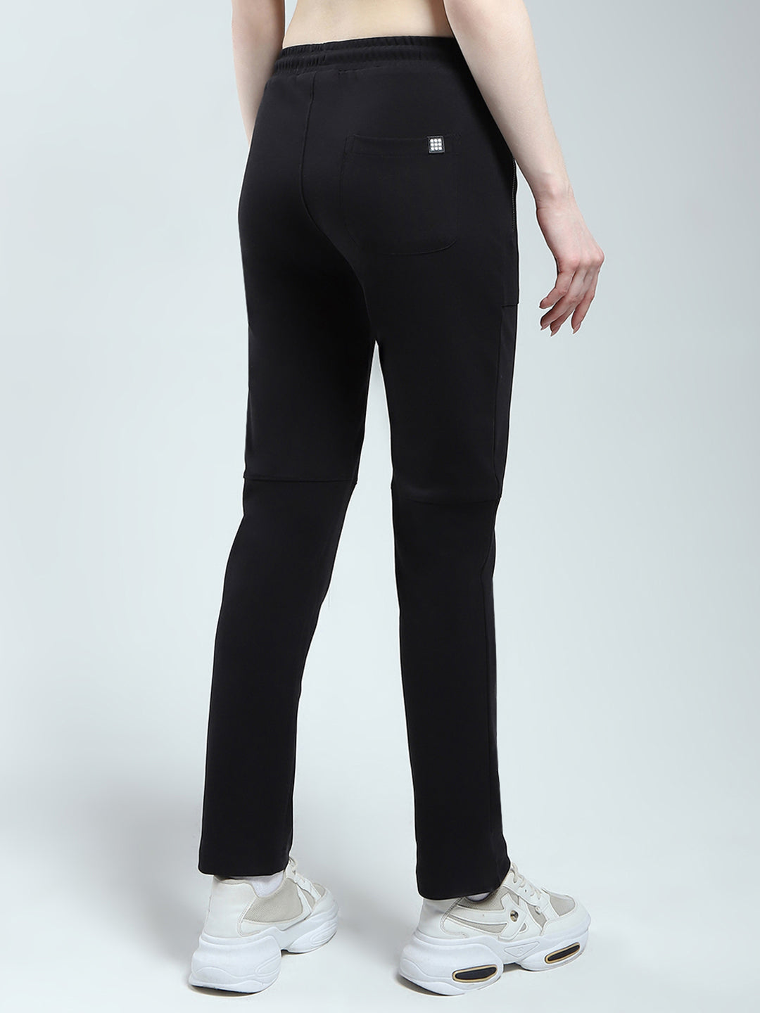 Rock.it Women Black Solid Regular Fit Lower