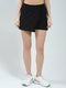 Women Black Solid Regular Fit Short