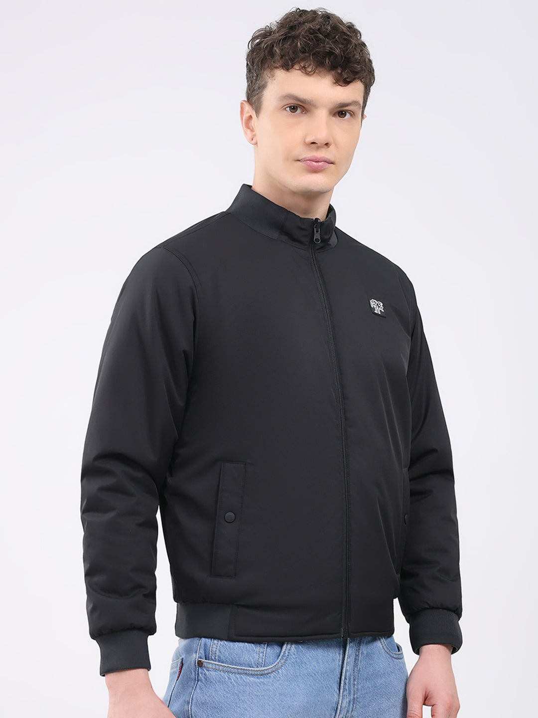 Rock.it Men Black Solid Hooded Full Sleeve Reversible Jacket