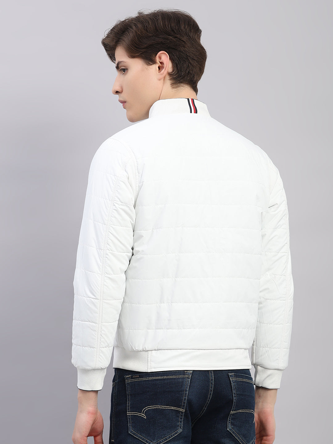 Rock.it Men Navy Blue Solid Hooded Full Sleeve Reversible Jacket