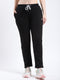 Rock.it Women Black Solid Regular Fit Winter Lower