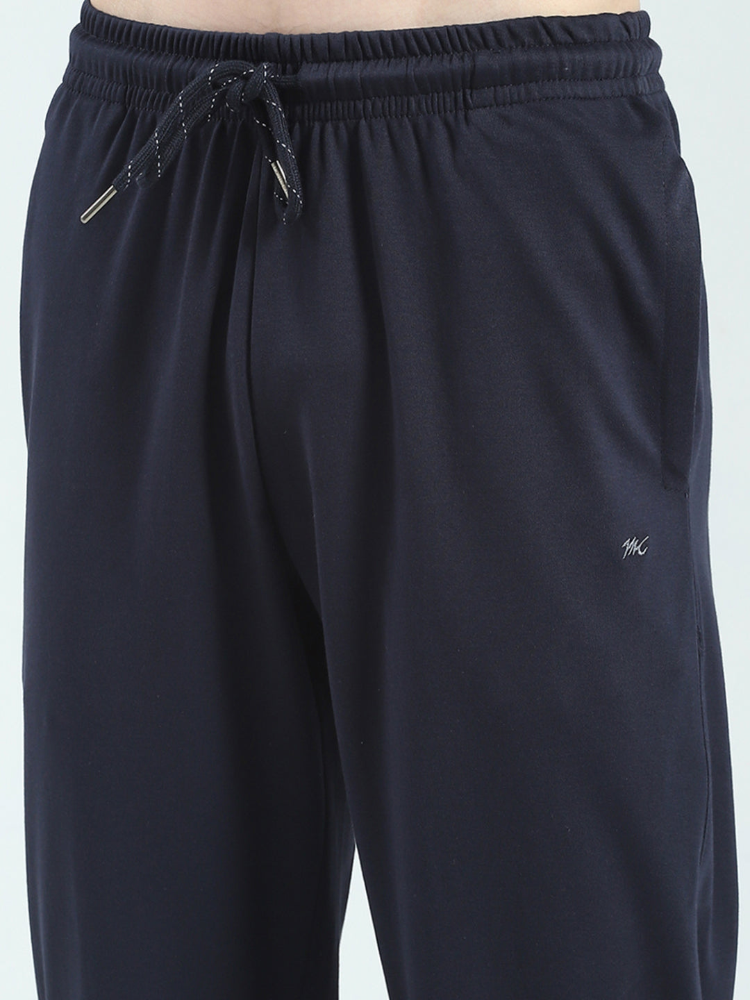 Men Navy Blue Printed Collar Half Sleeve Combo Set
