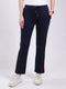 Women Navy Blue Solid Regular Fit Winter Lower