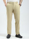 Men Beige Solid Regular Fit Trouser