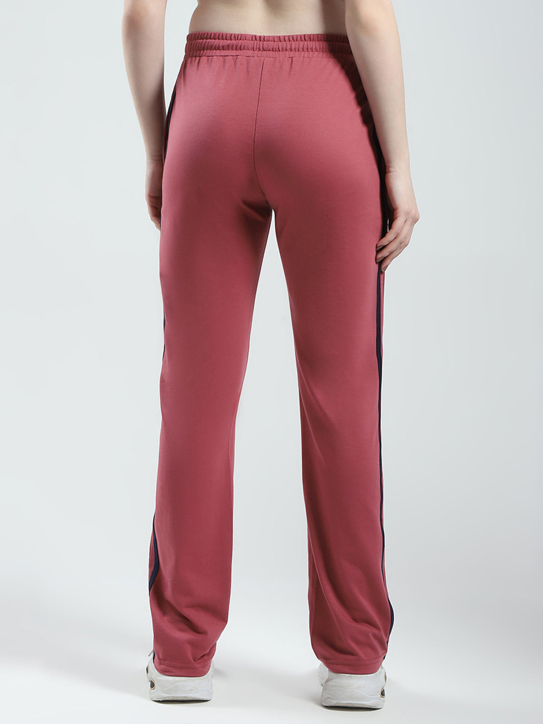 Women Pink Solid Regular Fit Lower