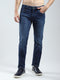 Men Blue Solid Regular Fit Denim