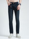 Men Blue Solid Regular Fit Denim