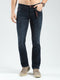 Men Blue Solid Regular Fit Denim