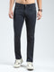Men Black Solid Regular Fit Denim