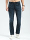 Men Green Solid Regular Fit Denim