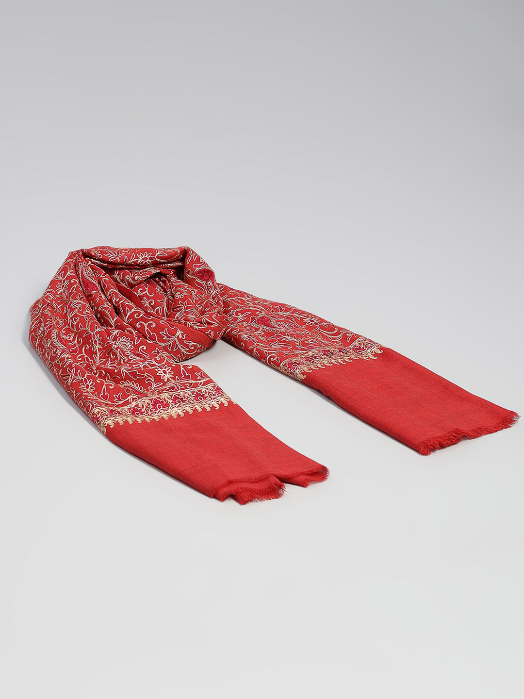 Women Multicolor Printed Wool Blend Shawl