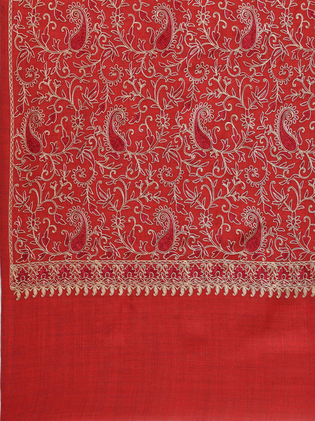 Women Multicolor Printed Wool Blend Shawl