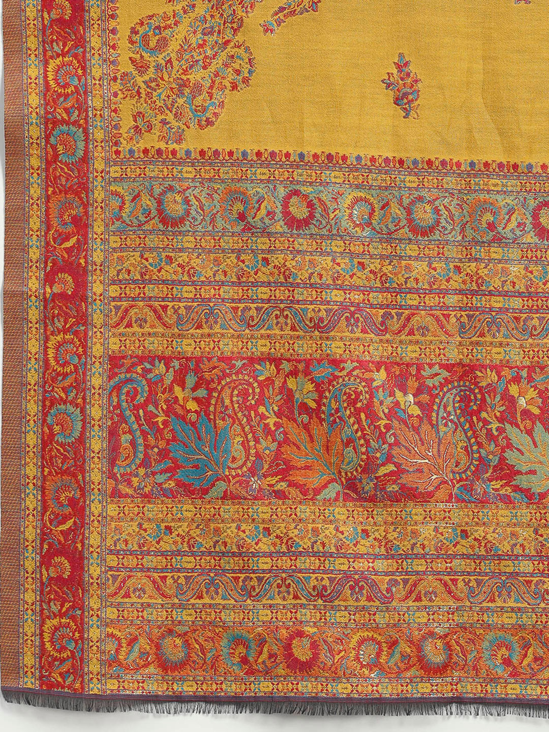 Women Multicolor Printed Wool Blend Shawl