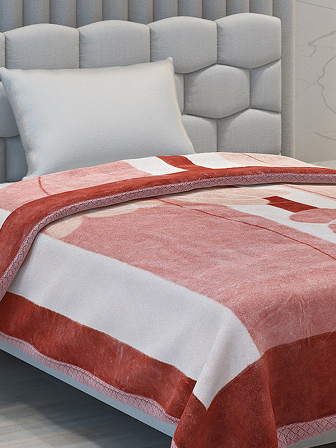 Printed Single Bed 994 GSM Blanket Joseph 2 Ply (Weight 3.5 kg)