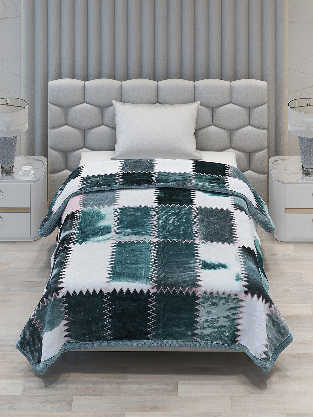 Printed Single Bed 994 GSM Blanket Joseph 2 Ply (Weight 3.5 kg)
