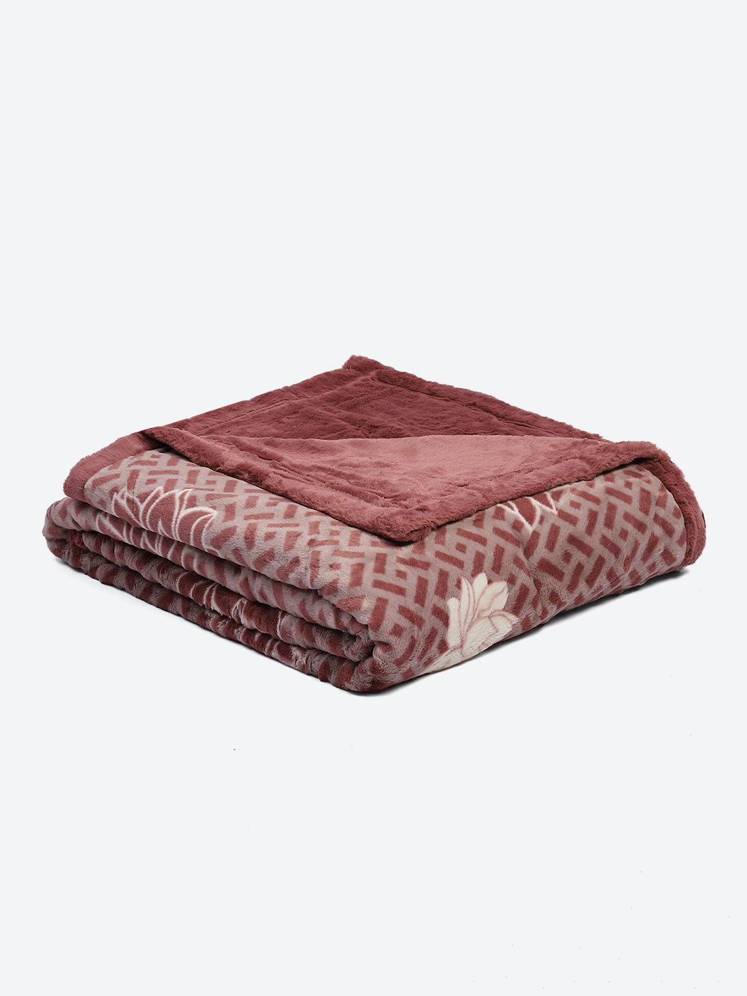 Printed Double Bed Blanket for Heavy Winter -2 Ply