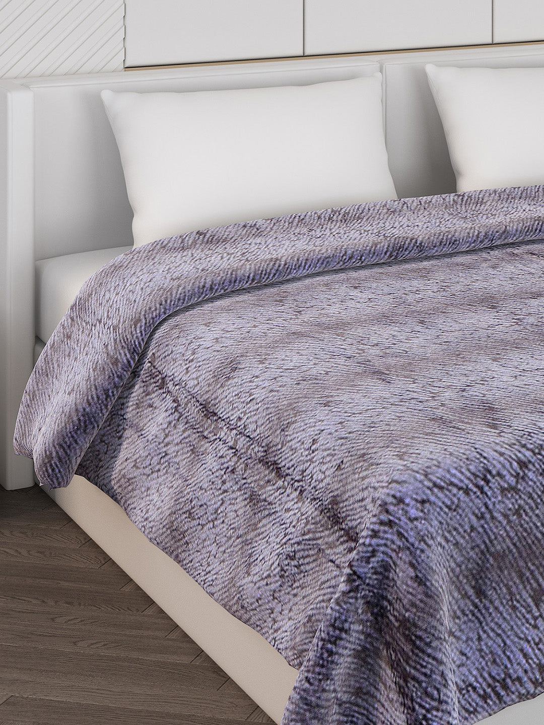 Printed Double Bed Blanket for Heavy Winter -2 Ply