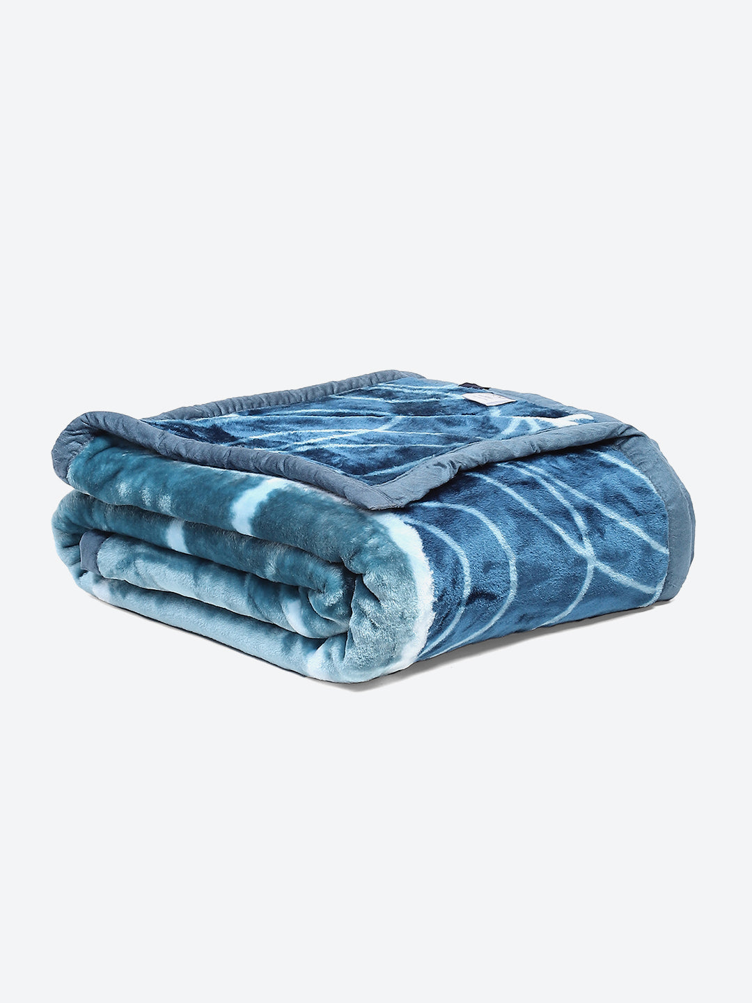 Printed Double Bed Blanket for Mild Winter -1 Ply