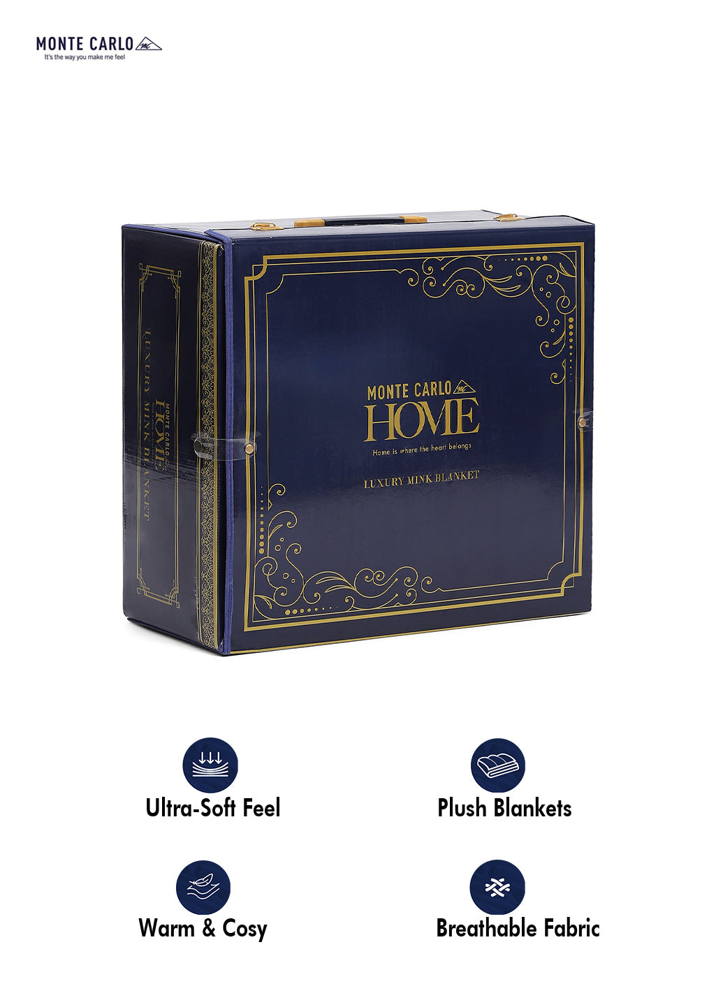 Printed Double Bed 900 GSM Blanket for Heavy Winter -1 Ply (Weight 4.9 kg)