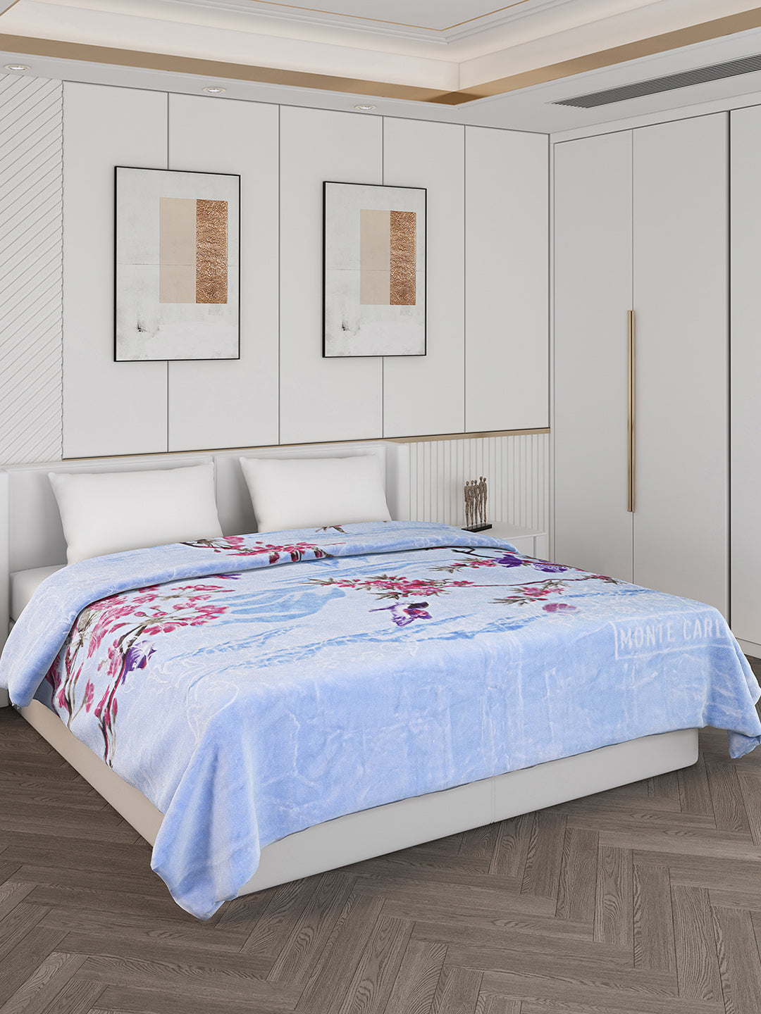 Printed Double Bed 890 GSM Blanket Emperor 2 Ply (Weight 4.7 kg)