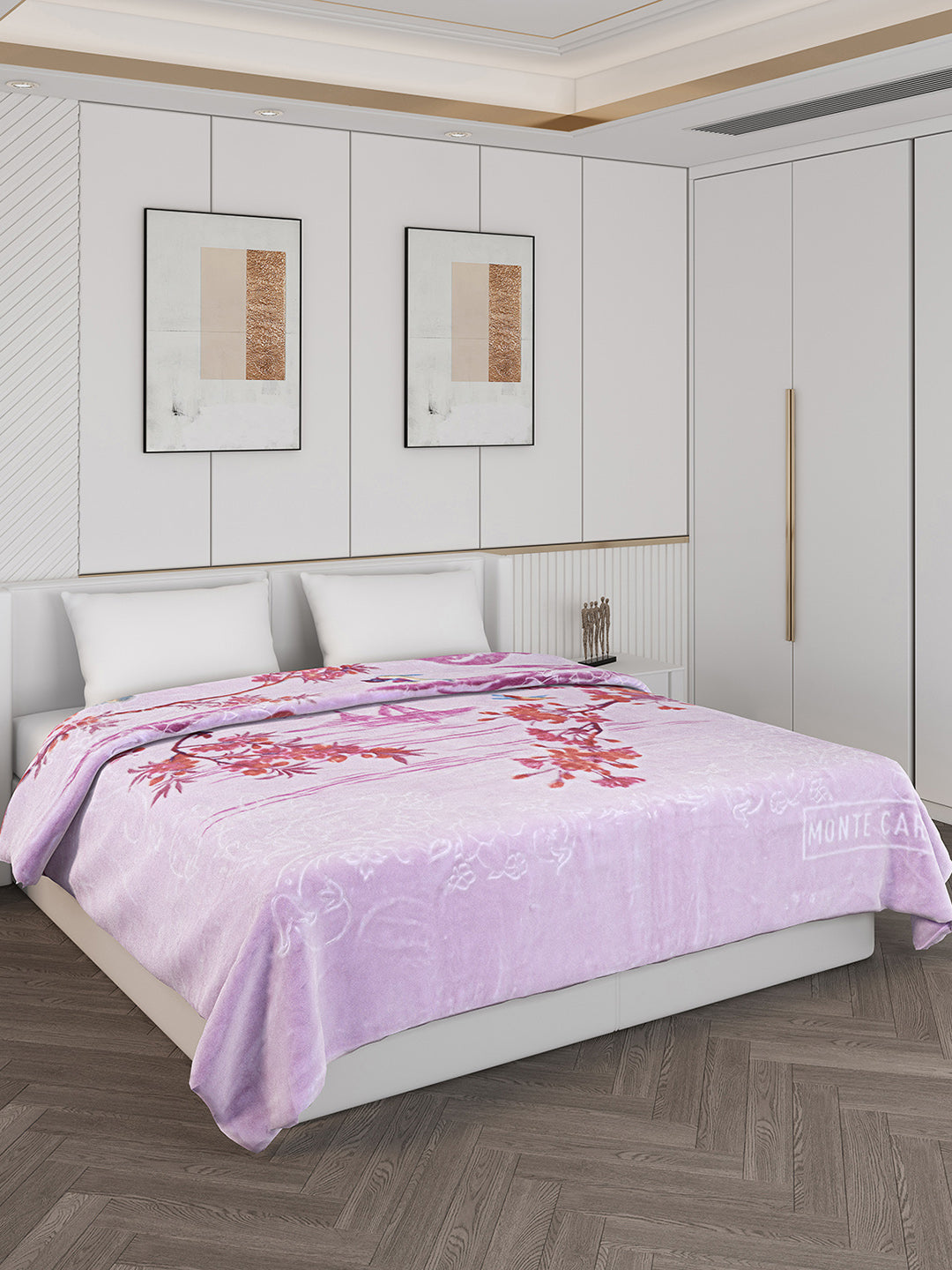 Printed Double Bed 890 GSM Blanket Emperor 2 Ply (Weight 4.7 kg)