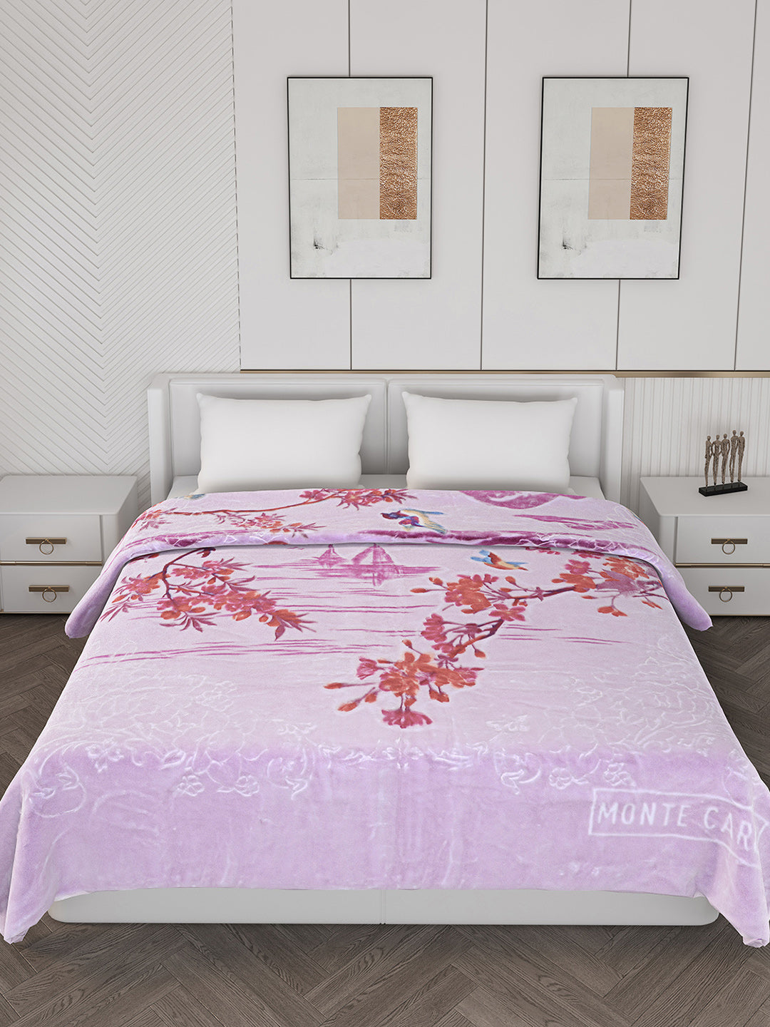 Printed Double Bed 890 GSM Blanket Emperor 2 Ply (Weight 4.7 kg)
