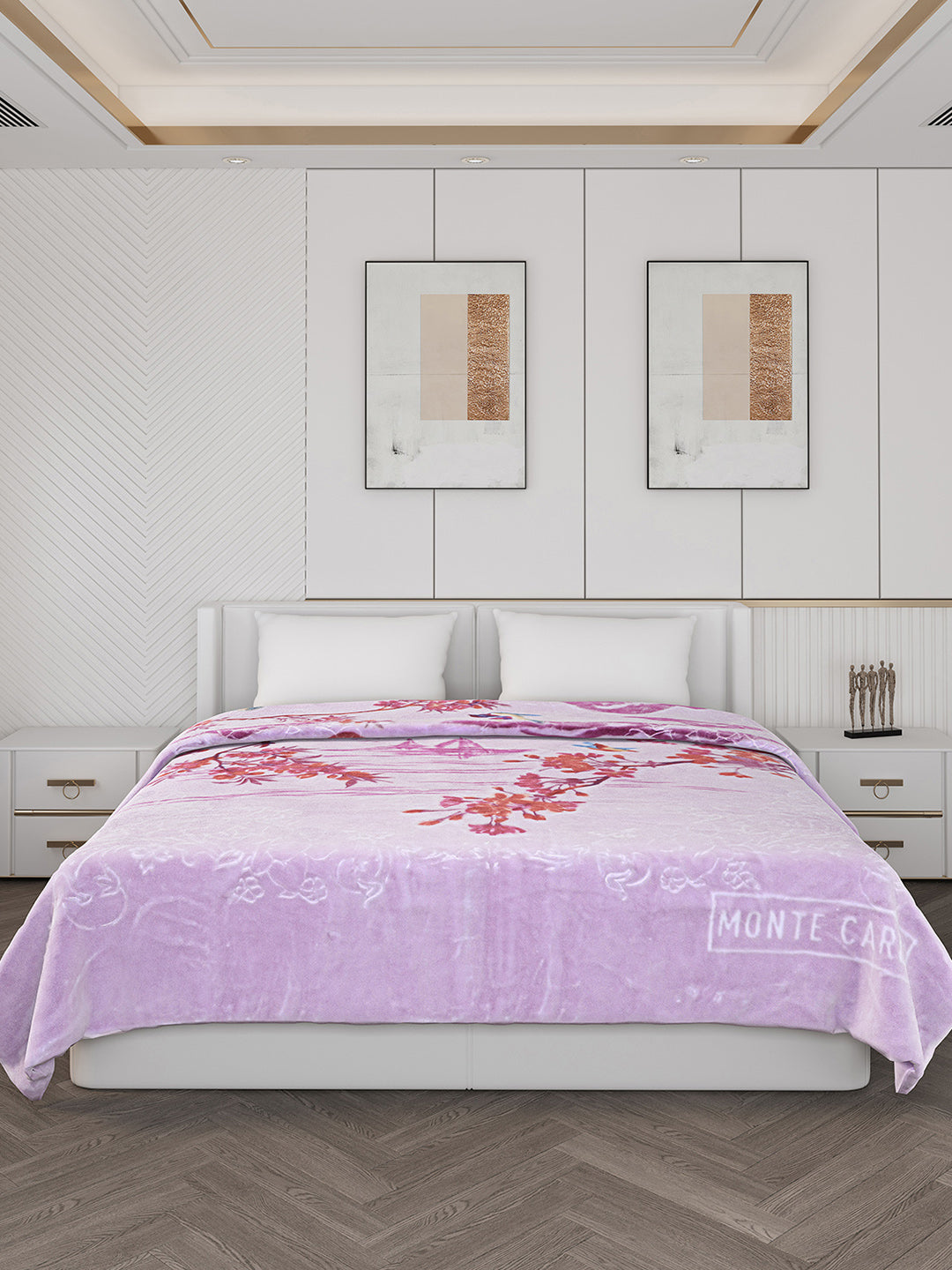 Printed Double Bed 890 GSM Blanket Emperor 2 Ply (Weight 4.7 kg)