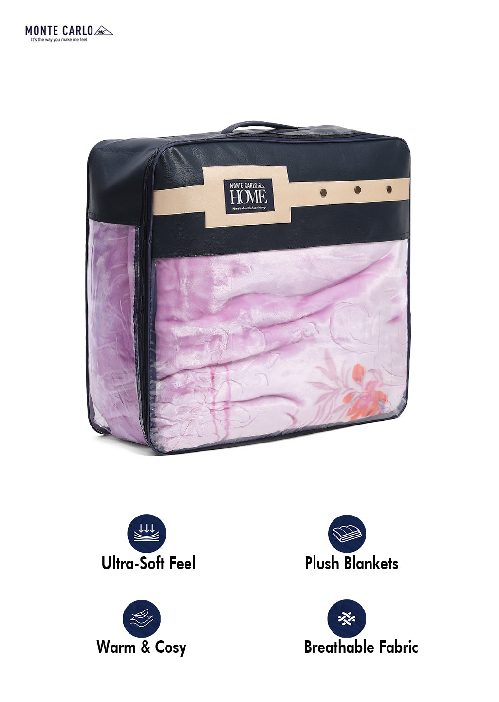 Printed Double Bed 890 GSM Blanket Emperor 2 Ply (Weight 4.7 kg)